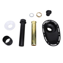 Stainless Steel Freestanding Tub Drain Kit, 20x3cm Pipe