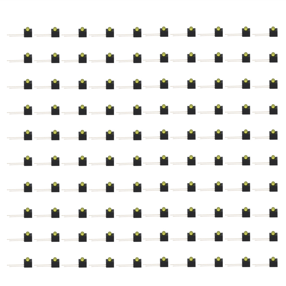 100Pcs Led Holder 3Mm Lampshade 90 Degree Bend Light