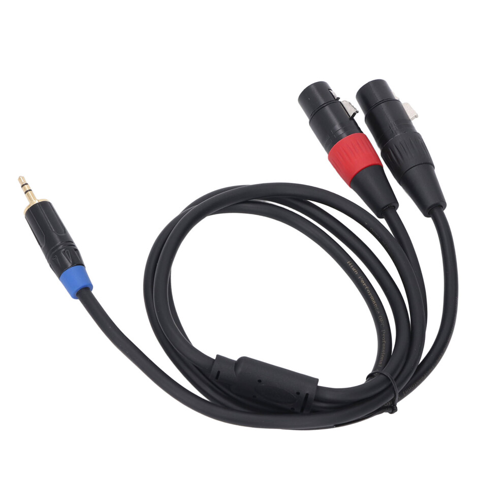 Dual Female Xlr To 3.5Mm Y Splitter Cable 1M/3.3Ft 6921346428225