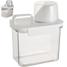 1100ml Laundry Detergent Dispenser with Measuring Cup, Large Capacity Liquid Detergent Container for Washing Powder