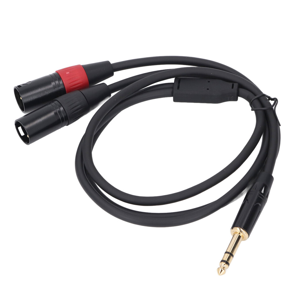 6.35Mm Stereo To 2 Xlr Male Y Splitter Cable 3M / 9.8Ft 6951346428246