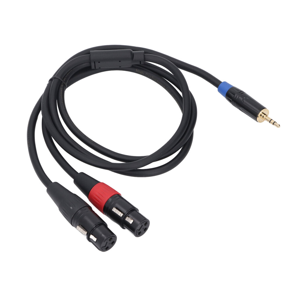 Dual Xlr Female To 3.5Mm Y Splitter Cable, 3M/9.8Ft, Microphone Adapter 4911346428211