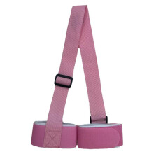 Ski Strap and Pole Carrier for Easy Transportation, Adjustable Ski Back Shoulder Straps, Pink One Size for Men and Women