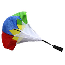 Polyester Mesh Athletic Strength Umbrella Parachutes for Boys and Girls Sports Training 8ft 10ft Size Options