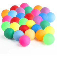 30 Pcs Table Tennis Balls 40mm Colored Ping Pong Balls for Cats Dogs Arts Crafts Sports Beginners Adults
