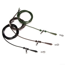Pre Rigged Rig Tube Set of 3 for Carp Fishing, Mixed Color, Complete Starter Kit with All Necessary Accessories
