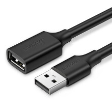 Ugreen USB-A 2.0-Verlängerungskabel, 0,5 m - Schwarz