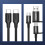 UGREEN USB-C-zu-USB-C-Kabel, 0,5 m - Schwarz 11