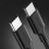 UGREEN USB-C-zu-USB-C-Kabel, 0,5 m - Schwarz 3