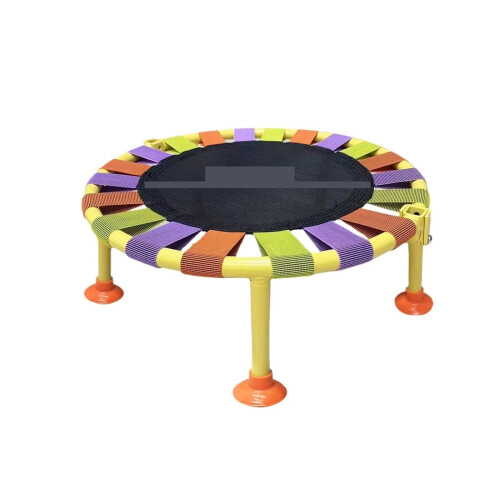 Mini Trampoline 165 Lbs Max Load Foldable Silent Stable Jumping Bed for Indoor Exercise Green