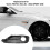 Front Bumper Fog Light Grille, Left Side Fog Light 5