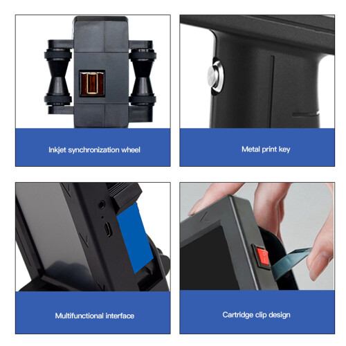 Versatile 12.7mm Handheld Inkjet Printer for Industrial Packaging 2
