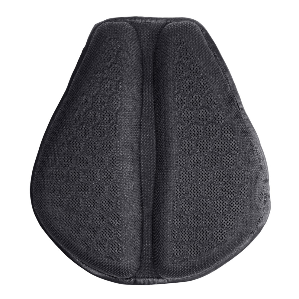 Universal 3D Motorcycle Seat Pad Thickened Shock-Absorbing Cushion With Breathable Air Duct Cooling For Comfortable Travel 6038364110176