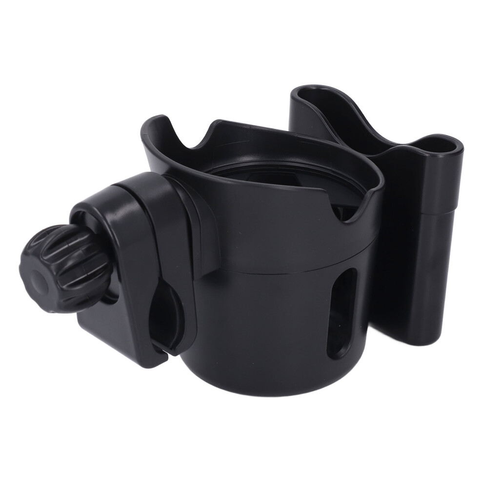 360 Rotation Cup & Phone Holder for Strollers & Walkers, ABS, 10.8x19x9.5cm