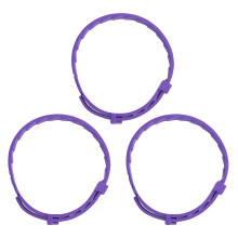 3 Pcs Adjustable Waterproof Calming Collars for Cats, 15in Soft TPR