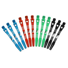 24pcs Dart Shafts Replacement Stems Non-Slip Knurling Compatible with Standard Thread Darts for Enhanced Grip and Stability