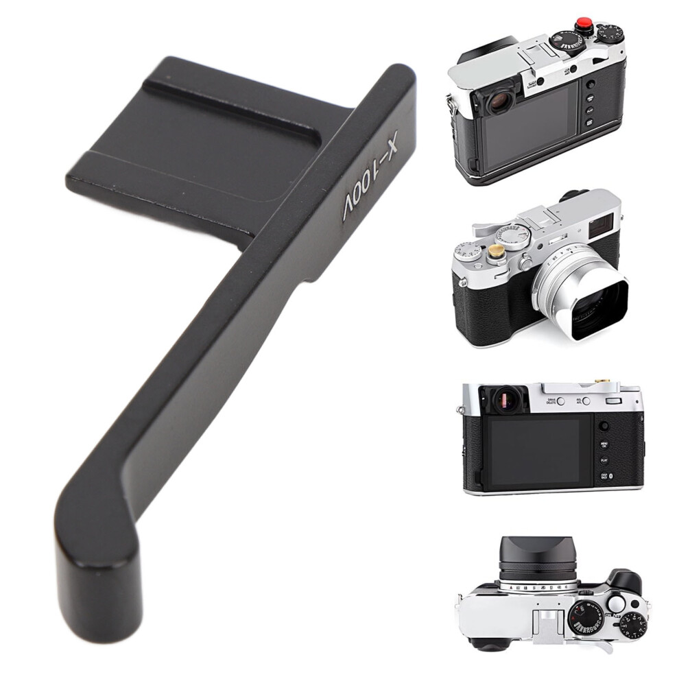 Aluminum Alloy Camera Thumb Up Grip For X 100V / X 100Vi Black 8791346432946