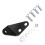 Solid Black Clutch Pedal Repair Bracket Kit for T4 1800cc-2800cc 9