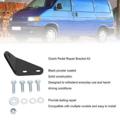 Solid Black Clutch Pedal Repair Bracket Kit for T4 1800cc-2800cc 2