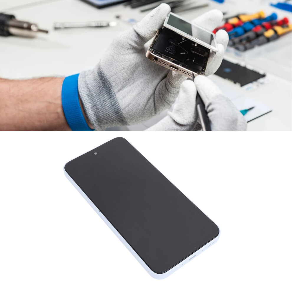 Screen Replacement For A35 With Frame & Repair Tools Tft Touch Digitizer Silver 7901346433978