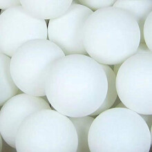 50 Pack White Table Tennis Balls 40mm Plastic for Halloween Christmas Decorations Crafts School Family Games