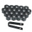 20pcs Universal 19mm Wheel Nut Covers Lug Nut Caps 7