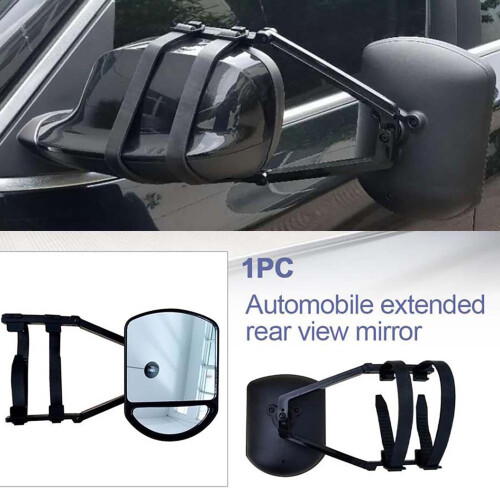 Car Towing Mirror Extended Rear View Mirror Wide 2