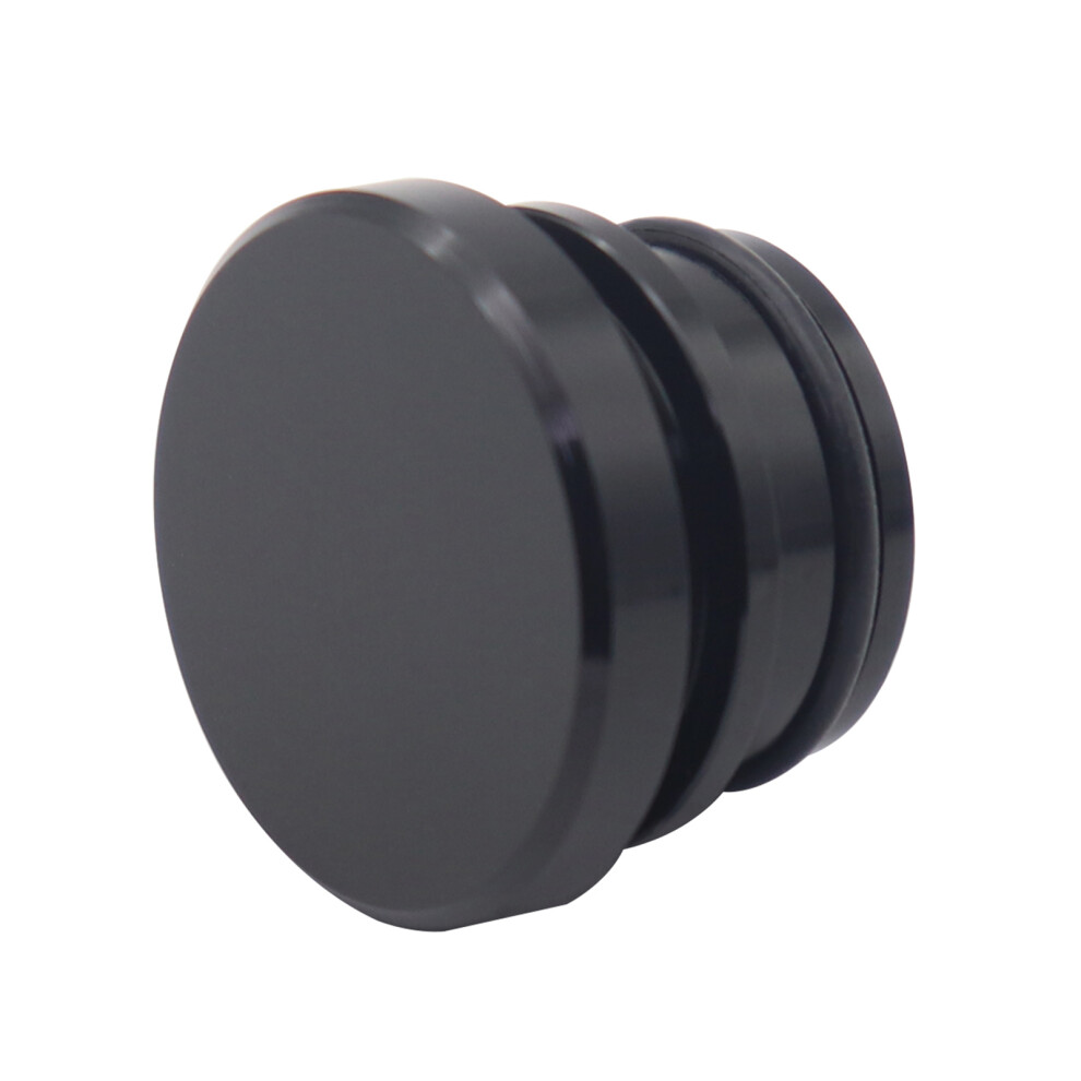 Universal Cigarette Lighter Cover Cap, Aluminium Black 8320539867359
