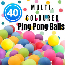 Ping Pong Balls 40mm Plastic Table Tennis Balls for Crafting, School Activities, Family Games, Kids, and Cats