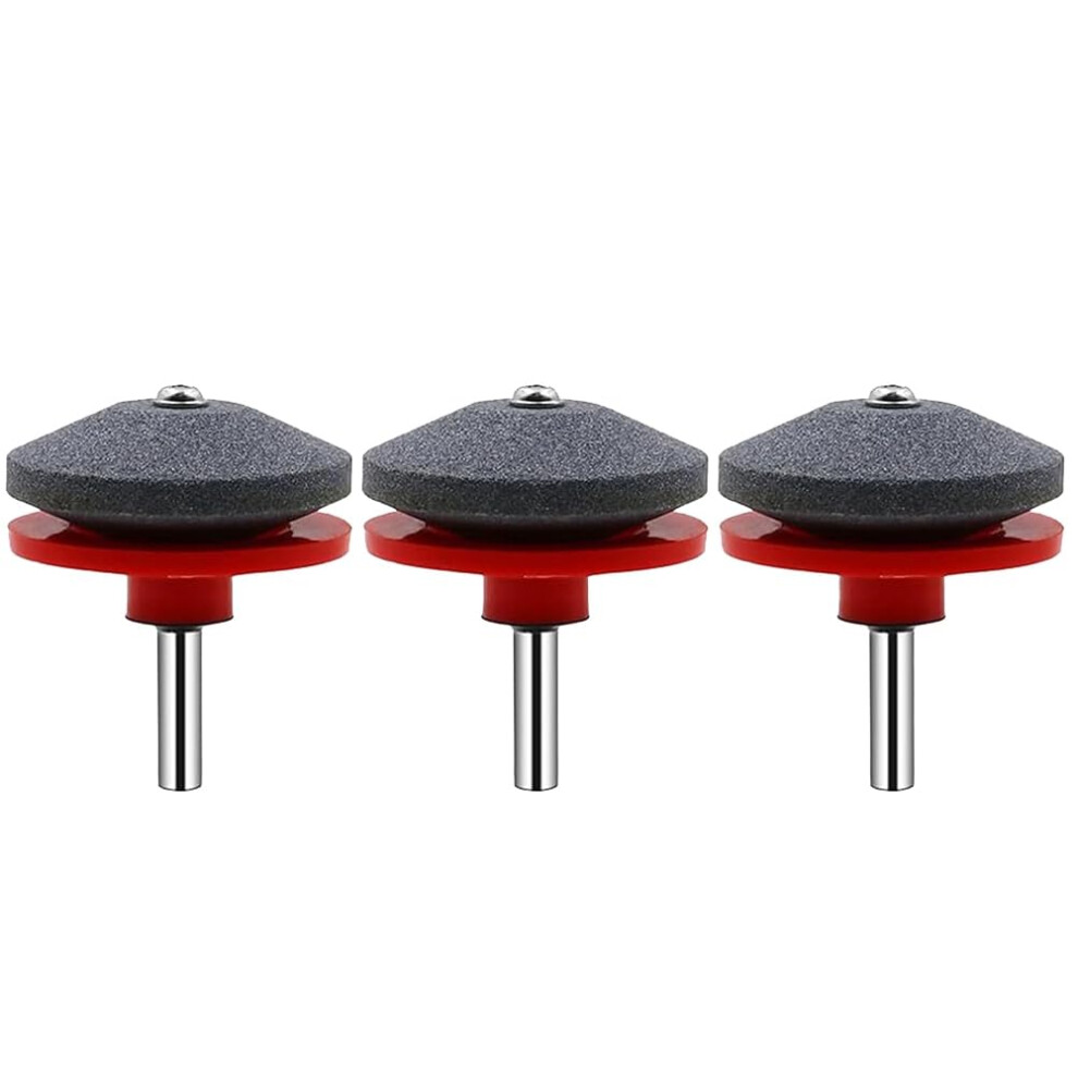 3Pcs Lawnmower Dull Blade Sharpener Tool, Universal Lawn Mower Blade Sharpeners, Red, Compatible With Most Models 6447073439339