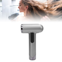 Cordless 200W Hair Dryer 15000mAh USB Quick Dry Quiet Silver EU