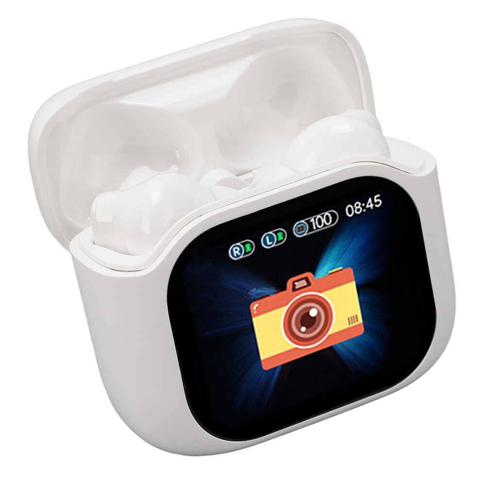Wireless Bluetooth Earbuds With 2.01" Color Screen, Noise Cancelling, 6-24H Playtime 8471346440065