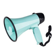 Megaphone 25 Watt Portable Bullhorn with 240 Seconds Recording, Volume Control for Outdoor Sports Events
