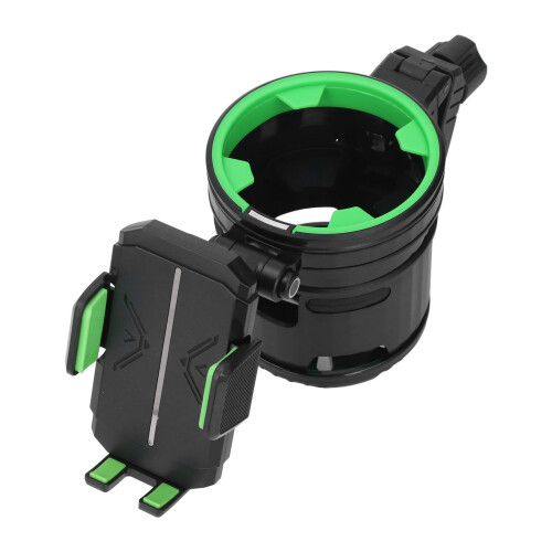 360 Rotating Stroller Cup & Phone Holder, Green