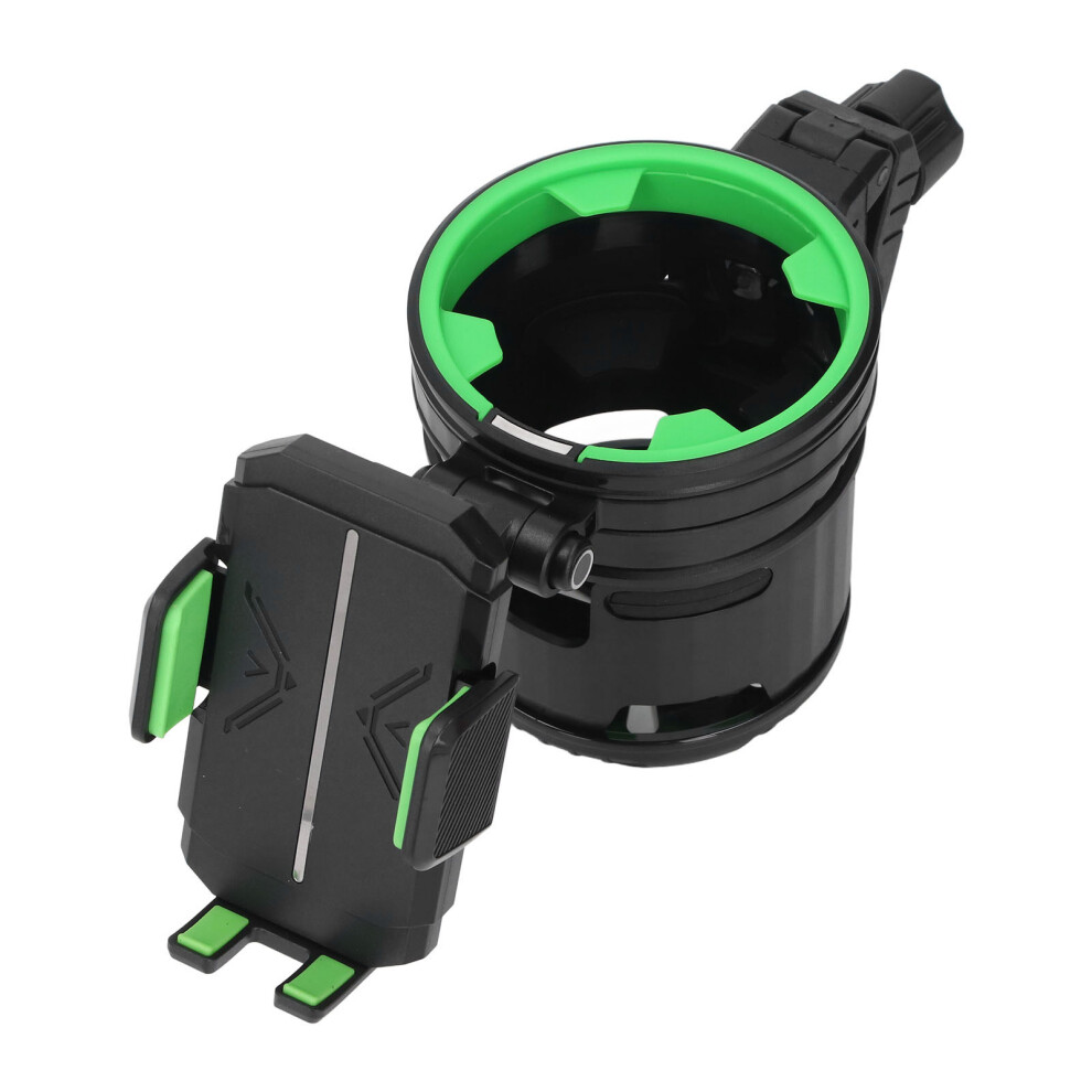 360 Rotating Stroller Cup & Phone Holder, Green
