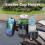360 Rotating Stroller Cup & Phone Holder, Green 6