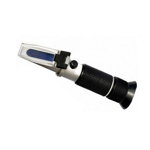 Hand-held Refractometer Alcohol Concentration Meter, Dual Scale Sugar Refractometer for Homebrew Beer and Wine