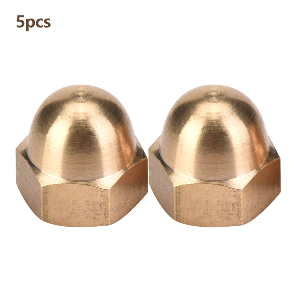 Brass Acorn Nut Kit Dome Head Cap Hex Nuts Set