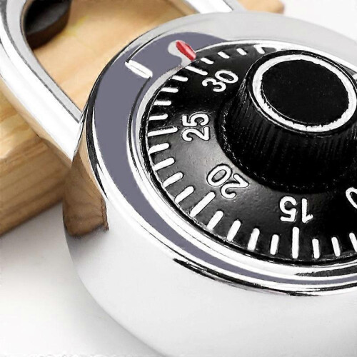 2PCS Password Turntable Lock Anti Theft Number Padlock 2