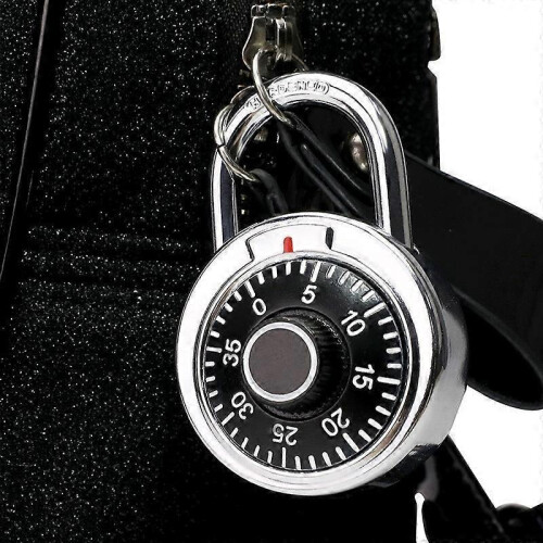 2PCS Password Turntable Lock Anti Theft Number Padlock 1
