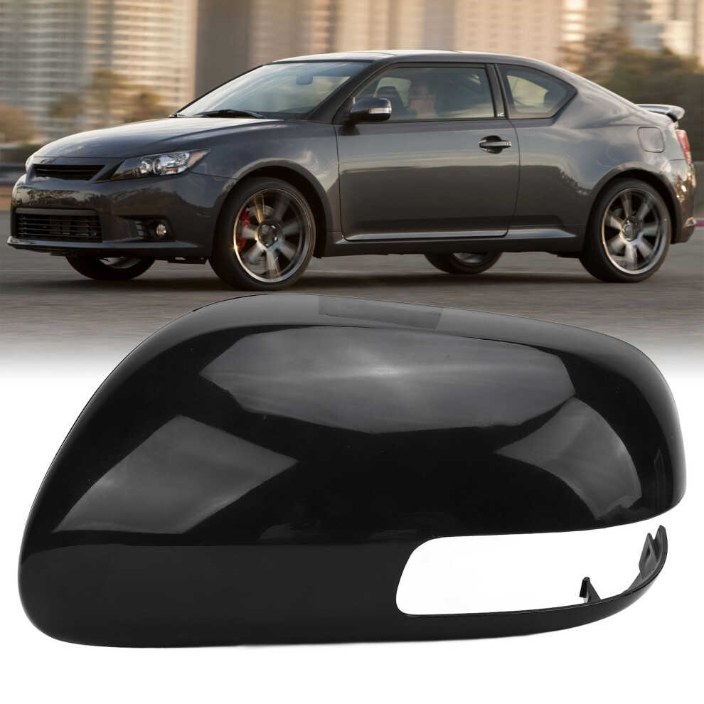Gloss Rearview Side Mirror Cover For Tc 2011-2016 Abs Weatherproof Black 6901346442384