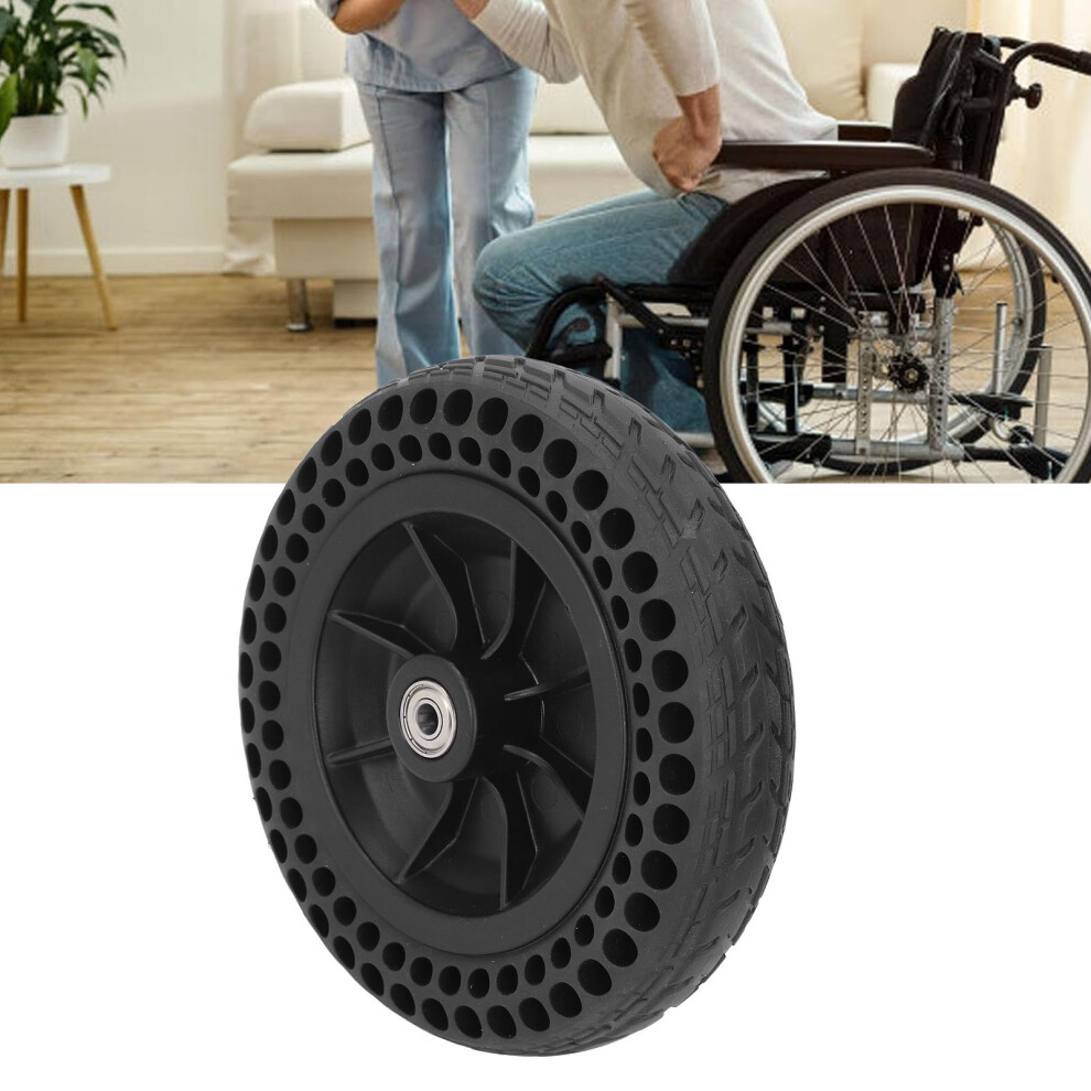8In Solid Tpe Rubber Caster Wheel, 75Kg Load, Anti Slip 4661346442525