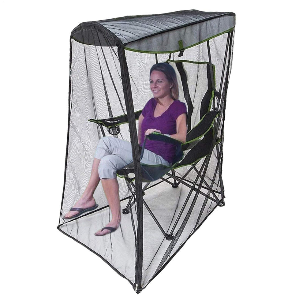 Fly Mesh Waterproof Roof Fly Net | Compact Sun Shade for Patio, Travel, Hiking, Garden, Backyard, Fishing-image-OPC-PKBRQZX-NEW