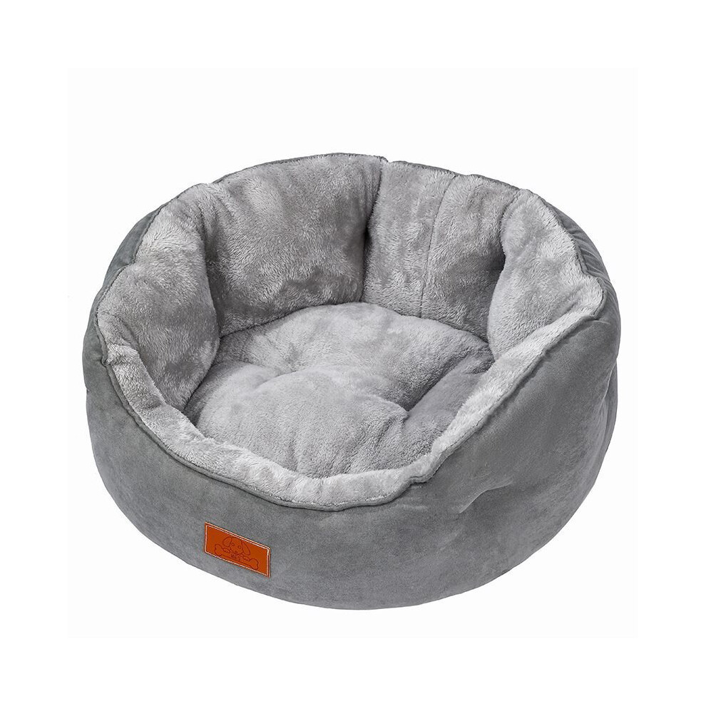 Soft Washable Small Dog & Cat Bed Pink Blue Gray 63x53x20cm
