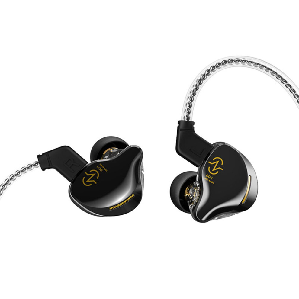 Ccz In-Ear Earphones 1Dd Driver Noise Canceling Hi-Fi Stereo Brown/Black 7901346444288