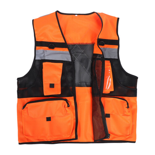 Reflective Safety Vest Breathable Mesh High 1