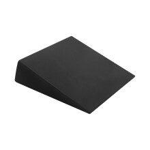 Squat Wedge Block Calf Stretch Board Portable Non-Slip Fitness Accessory 12.8x11.81x3.54 Inches Black for Home Gym