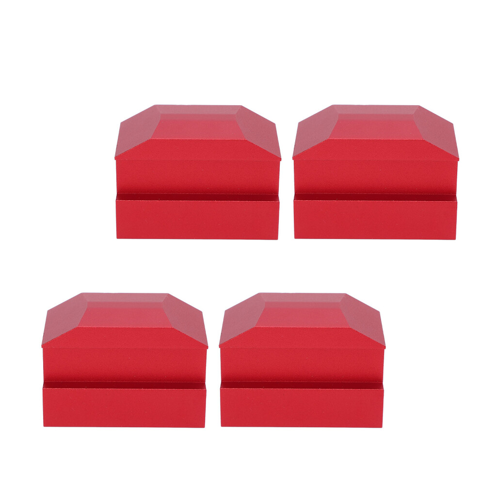 4Pcs Aluminum Floor Jack Lift Pads For 6Th Gen Camaro 2016-2018 Red 5061346446438
