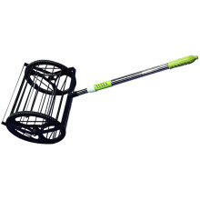 Automatic Tennis Ball Collector, 120 Balls Capacity, Portable Stainless Steel Design
