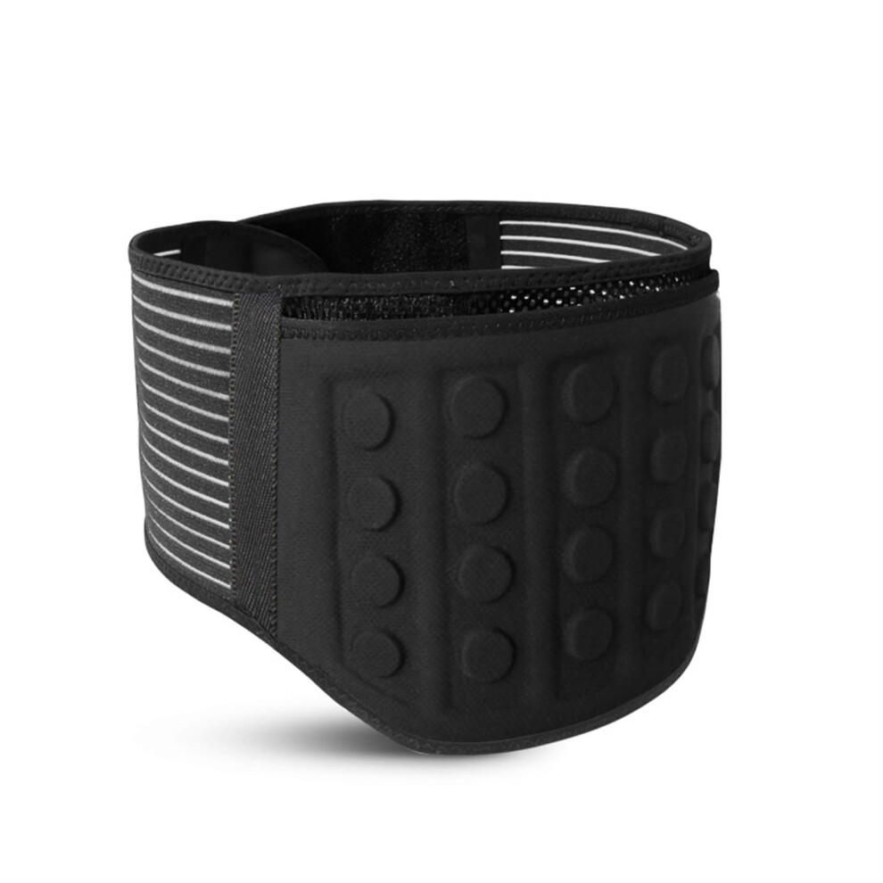 Self-Heating Compression Lumbar Support Belt with 21 Magnets for Back Pain Relief, Adjustable Abdominal Waist Trainer for Men and Women